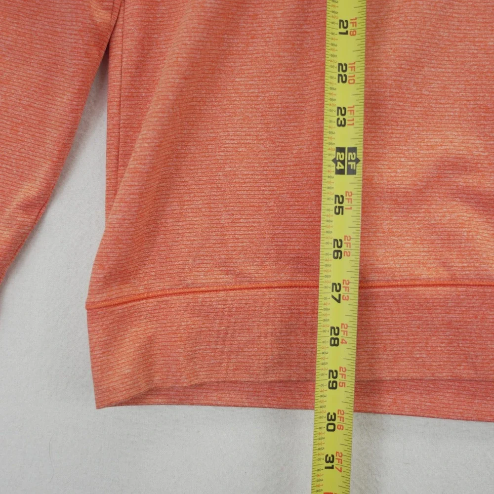 Cutter & Buck Auburn Tigers Mens Medium Orange CB DryTec Quarter Zip MCK09264